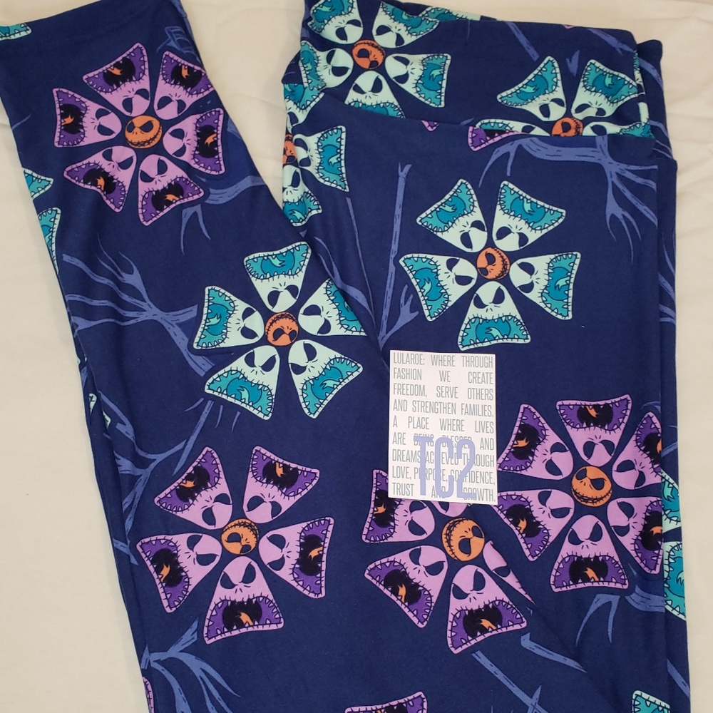 Lularoe TC2 NBC Oogie Boogie Leggings